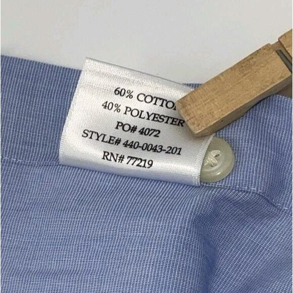 US Airways SIZE 18 1/2 32/33 Uniform Long-Sleeve Shirt - Picture 6 of 10